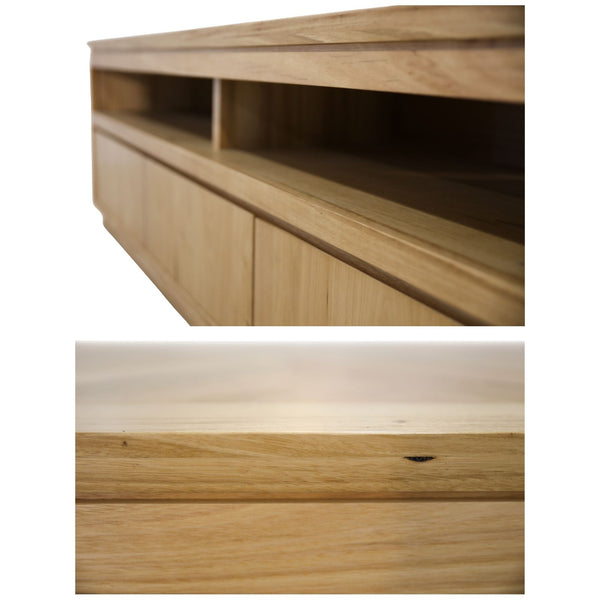 Rosemallow ETU Entertainment TV Unit 185cm 3 Drawer Solid Messmate Timber Wood Deals499