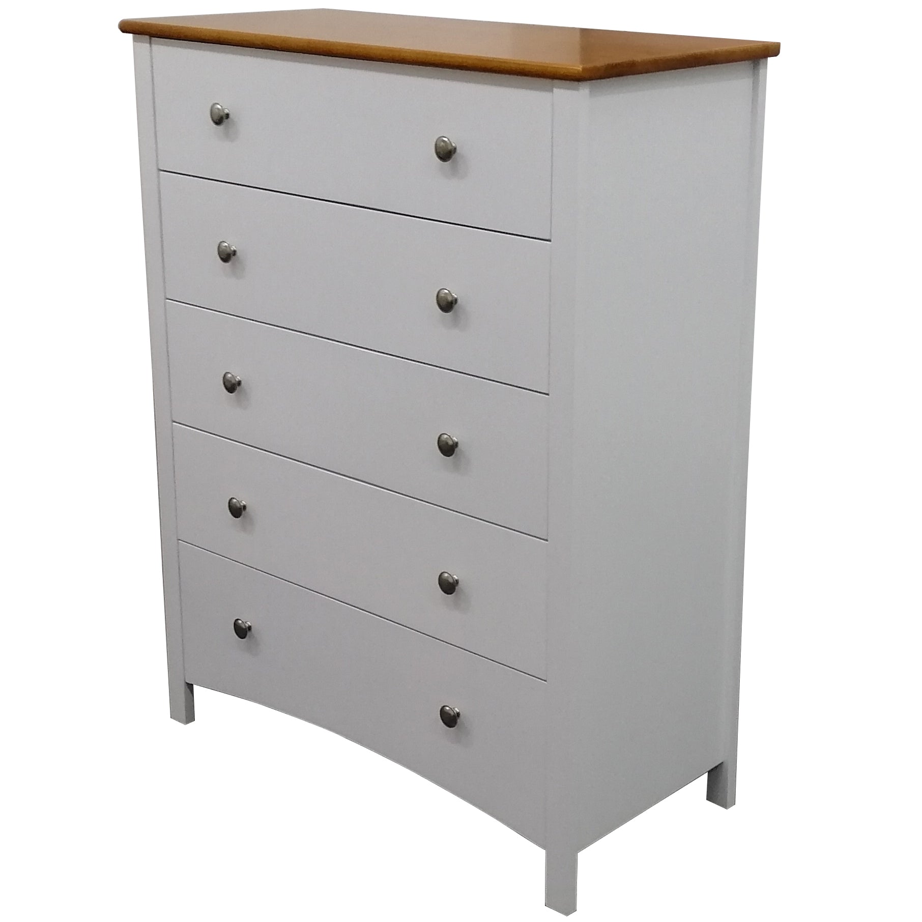 Lobelia Bedside Tallboy 3pc Bedroom Set Drawers Nightstand Storage Cabinet - WHT Deals499