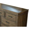 Lily Dresser 7 Chest of Drawers Solid Wood Tallboy Storage Cabinet - Rustic Grey Deals499