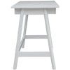 Mindil Office Desk Student Study Table Solid Wooden Timber Frame - White Deals499