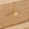 Olearia  Storage Cabinet Buffet Chest of 4 Drawer Mango Wood Rattan Natural Deals499