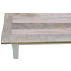 Lavasa 2pc Dining Bench Chair Seat 130cm Mango Wood Modern Farmhouse Furniture Deals499