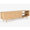 Martina ETU Entertainment TV Unit 175cm Solid Mango Wood Rattan Furniture Deals499