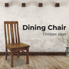 Birdsville Dining Chair Set of 2 Solid Mt Ash Wood Dining Furniture - Brown Deals499