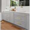 Solid Zinc Furniture Kitchen Bathroom Cabinet Handles Drawer Bar Handle Pull Knob Gold 128mm Deals499