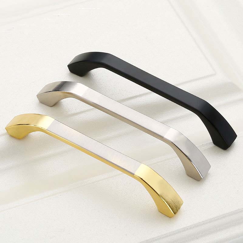 Zinc Kitchen Cabinet Handles Bar Drawer Handle Pull gold color hole to hole 96MM Deals499