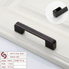 Zinc Kitchen Cabinet Handles Drawer Bar Handle Pull black+copper color hole to hole size 96mm Deals499