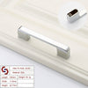 Zinc Kitchen Cabinet Handles Drawer Bar Handle Pull silver color hole to hole size 96mm Deals499