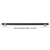 Luxury Design Kitchen Cabinet Handles Drawer Bar Handle Pull Black 320mm Deals499
