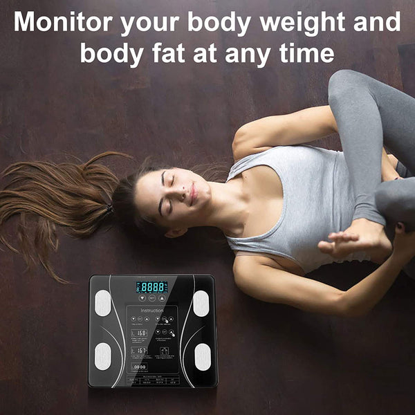 LCD Scales Body Weight Bathroom Bath room Body Fat Gym Fitness Scale BMI BMR Deals499