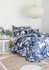 Floral Cotton Quilt Throw Bedspread Block Print Quilt Indian Quilt Comforter Duvet Cover Quilt Gift - Blue Owl from Deals499 at Deals499