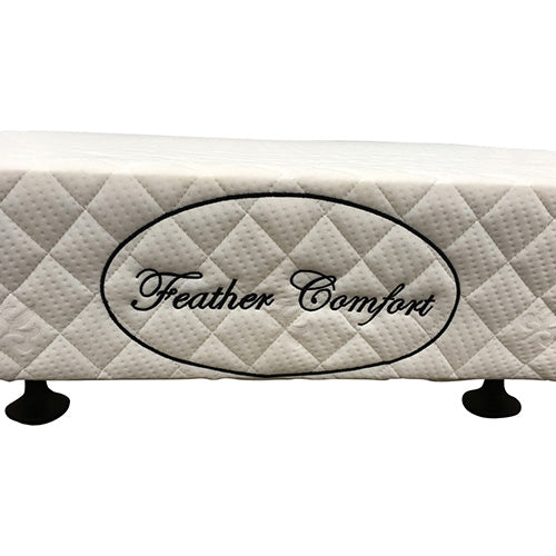 Mattress Base Ensemble King Size Solid Wooden Slat in Beige with Removable Cover Deals499