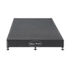 Mattress Base Ensemble Queen Size Solid Wooden Slat in Black with Removable Cover Deals499