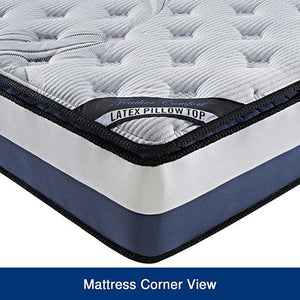 King Mattress Latex Pillow Top Pocket Spring Foam Medium Firm Deals499