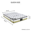 Queen Mattress Memory Pillow Top Pocket Spring Foam Medium Firm Bed Deals499
