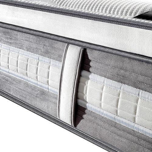 Mattress Euro Top King Single Size Pocket Spring Coil with Knitted Fabric Medium Firm 34cm Thick Deals499