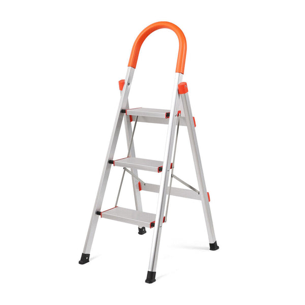 3 Step Ladder Multi Purpose Household Office Foldable Non Slip Aluminium[ from Deals499 at Deals499