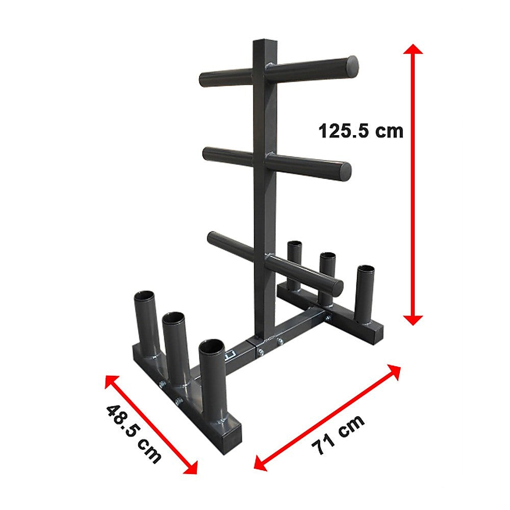 Olympic Weight Tree Bar Rack Holder Storage Deals499