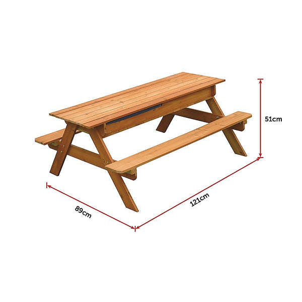 Sand & Water Wooden Picnic Table Deals499