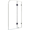 1200 x 1450mm Frameless Bath Panel 10mm Glass Shower Screen By Della Francesca Deals499