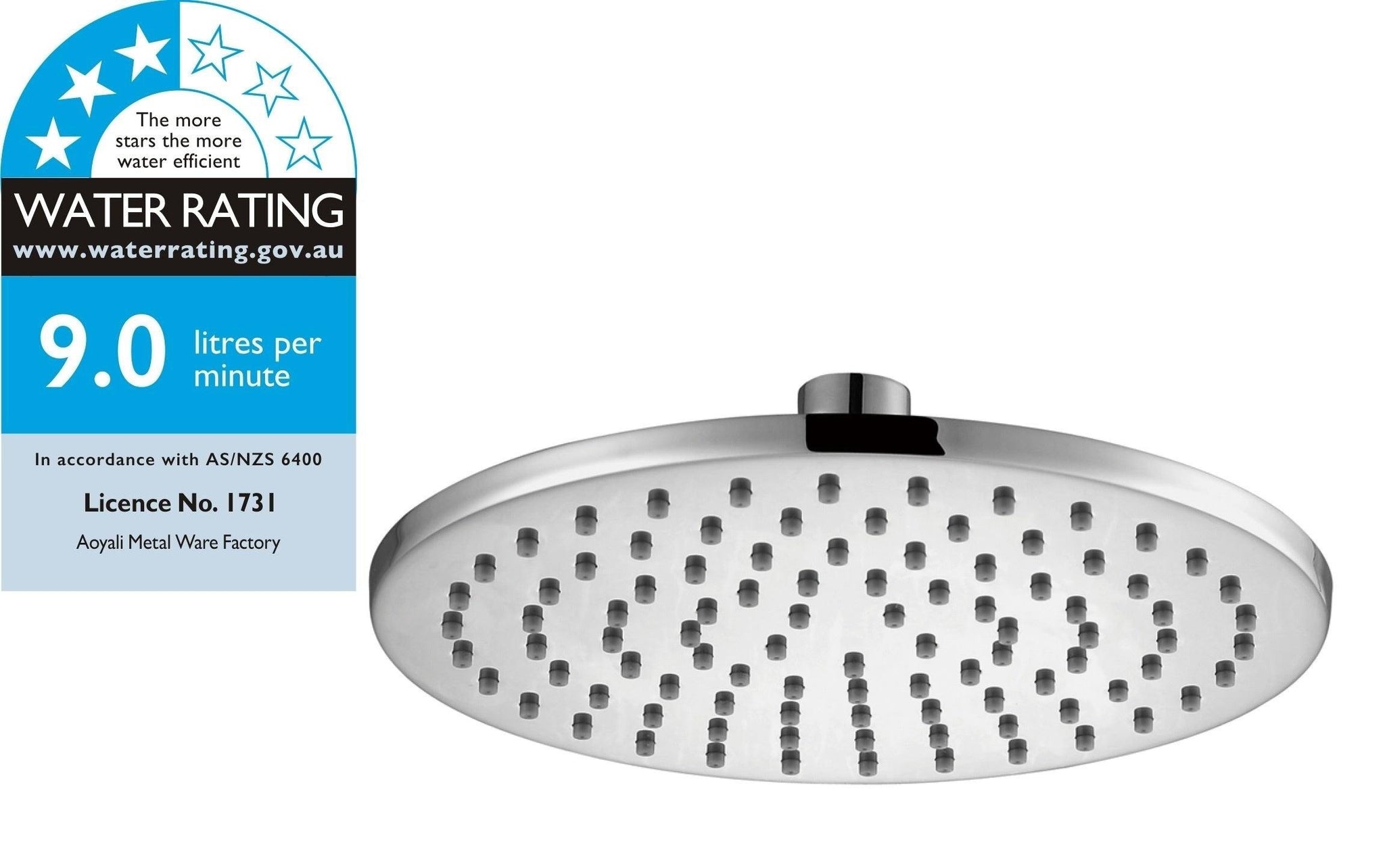 200mm Shower Head Round Chrome Showerhead Deals499