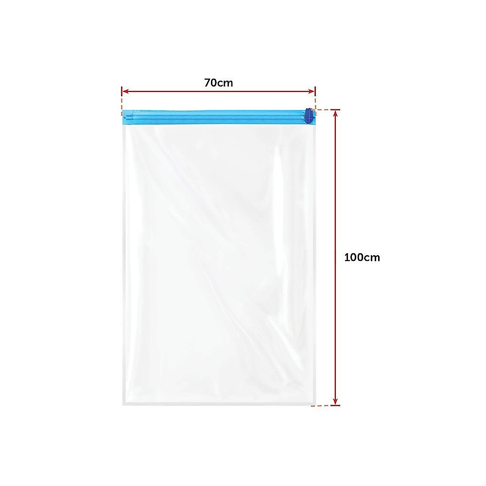 Vacuum Bags Clothes Sealed Clothing Bag Travel Compact Storage Space Saver x 12 Deals499