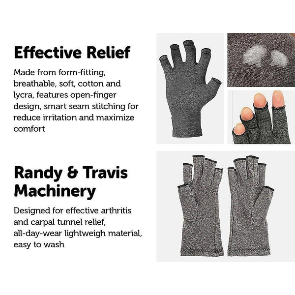 Arthritis Gloves Compression Joint Finger Hand Wrist Support Brace - Small Deals499
