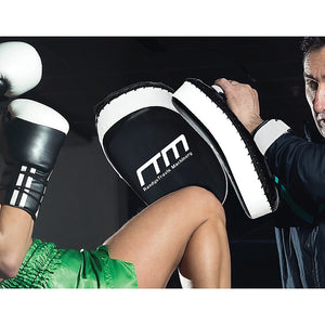MMA Kick Boxing Pads Curved Strike Shield Punching Bag Focus Arm Muay Thai Deals499