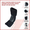 Night Plantar Fasciitis Sleep Support Adjustable Brace Splint Fits 40-45 Size from Deals499 at Deals499