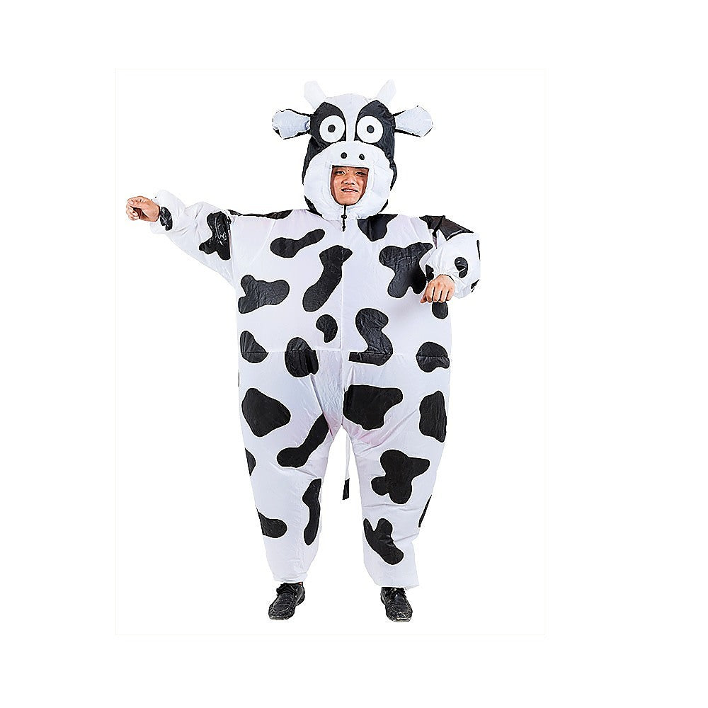 Cow Fancy Dress Fan Inflatable Costume Suit Deals499