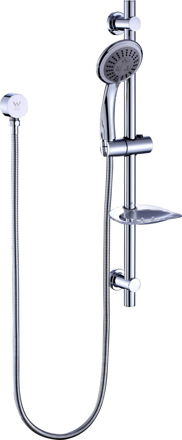 Hand Held Shower Rail Soap Dish Bathroom Set Deals499