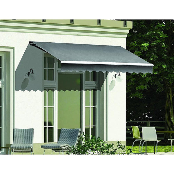 Outdoor Folding Arm Awning Retractable Sunshade Canopy Grey 3.0m x 2.5m Deals499