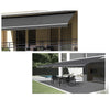 Motorised Outdoor Folding Arm Awning Retractable Sunshade Canopy Grey 3.0m x 2.5m Deals499