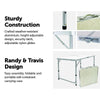 Aluminium Folding Table 120cm Portable Indoor Outdoor Picnic Party Camping Tables Deals499