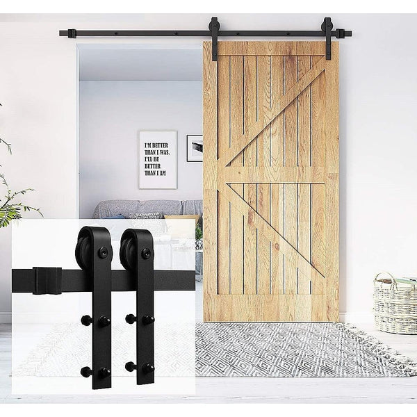 1.8m Sliding Barn Door Hardware Heavy Duty Sturdy Kit Deals499