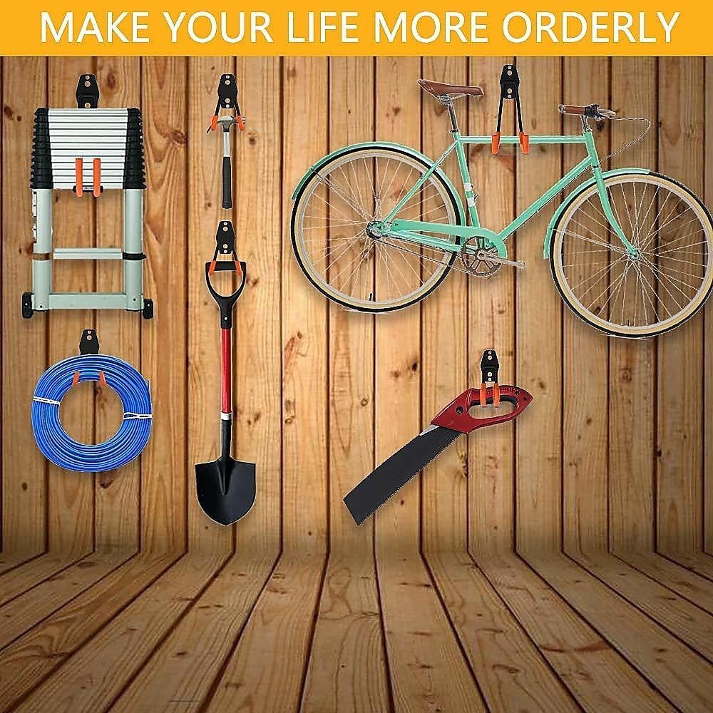 12-Pack Wall Mount Garage Hooks Tool Storage Workshop Organiser Heavy Duty Steel Deals499