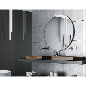 90cm Round Wall Mirror Bathroom Makeup Mirror by Della Francesca Deals499