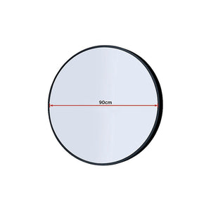 90cm Round Wall Mirror Bathroom Makeup Mirror by Della Francesca Deals499