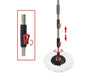 Spin Rotating Mop and Bucket Set with Wheels and 4 Microfibre Mop Heads Deals499