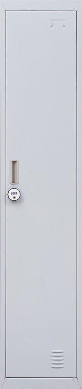 4-Digit Combination Lock One-Door Office Gym Shed Clothing Locker Cabinet Grey Deals499