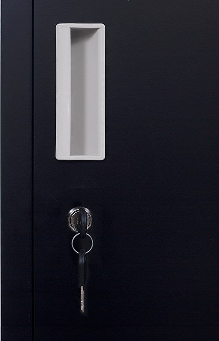 Standard Lock  One-Door Office Gym Shed Clothing Locker Cabinet Black Deals499