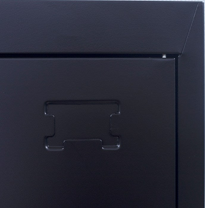 Standard Lock  One-Door Office Gym Shed Clothing Locker Cabinet Black Deals499