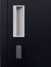 Padlock-operated lock One-Door Office Gym Shed Clothing Locker Cabinet Black Deals499