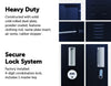 4-Digit Combination Lock One-Door Office Gym Shed Clothing Locker Cabinet Black Deals499