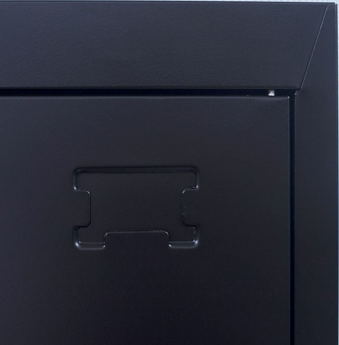 3-digit Combination Lock 4 Door Locker for Office Gym Black Deals499