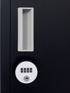 4-digit Combination Lock 4 Door Locker for Office Gym Black Deals499