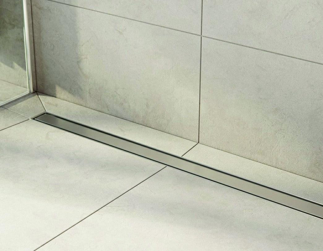 1000mm Tile Insert Bathroom Shower Stainless Steel Grate Drain w/Centre outlet Floor Waste Deals499