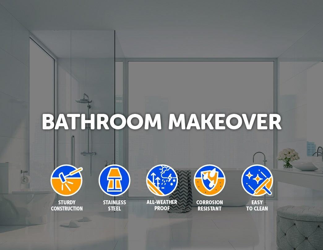 900mm Bathroom Shower Black Grate Drain w/Centre outlet Floor Waste Square Pattern Deals499