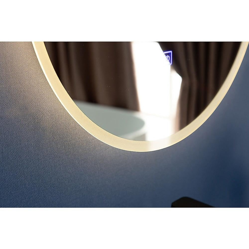 80cm LED Wall Mirror Bathroom Mirrors Light Decor Round Deals499