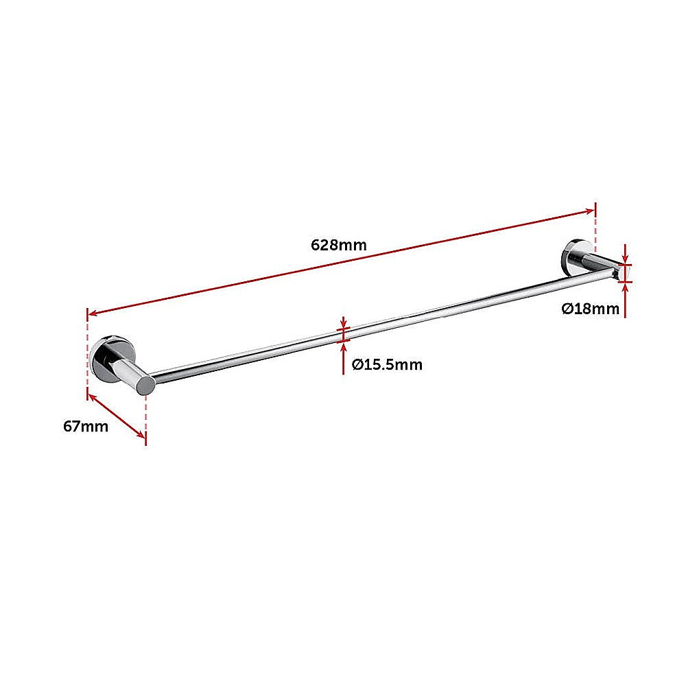 Classic Chrome Towel Bar Rail Bathroom Deals499